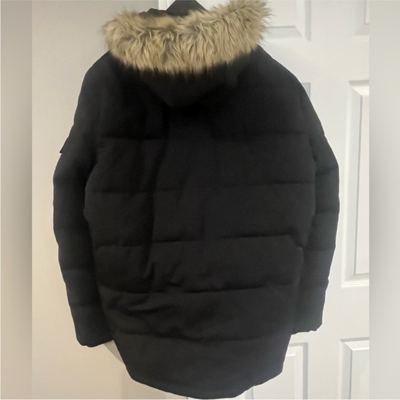 Men's Nautica Black Hooded Puffer Jacket - Picture 6 of 15